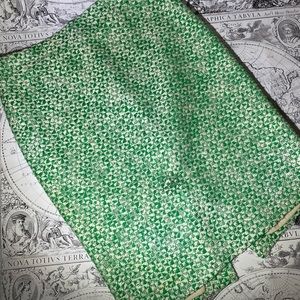 J Crew no.2 pencil skirt size 4 green ivory